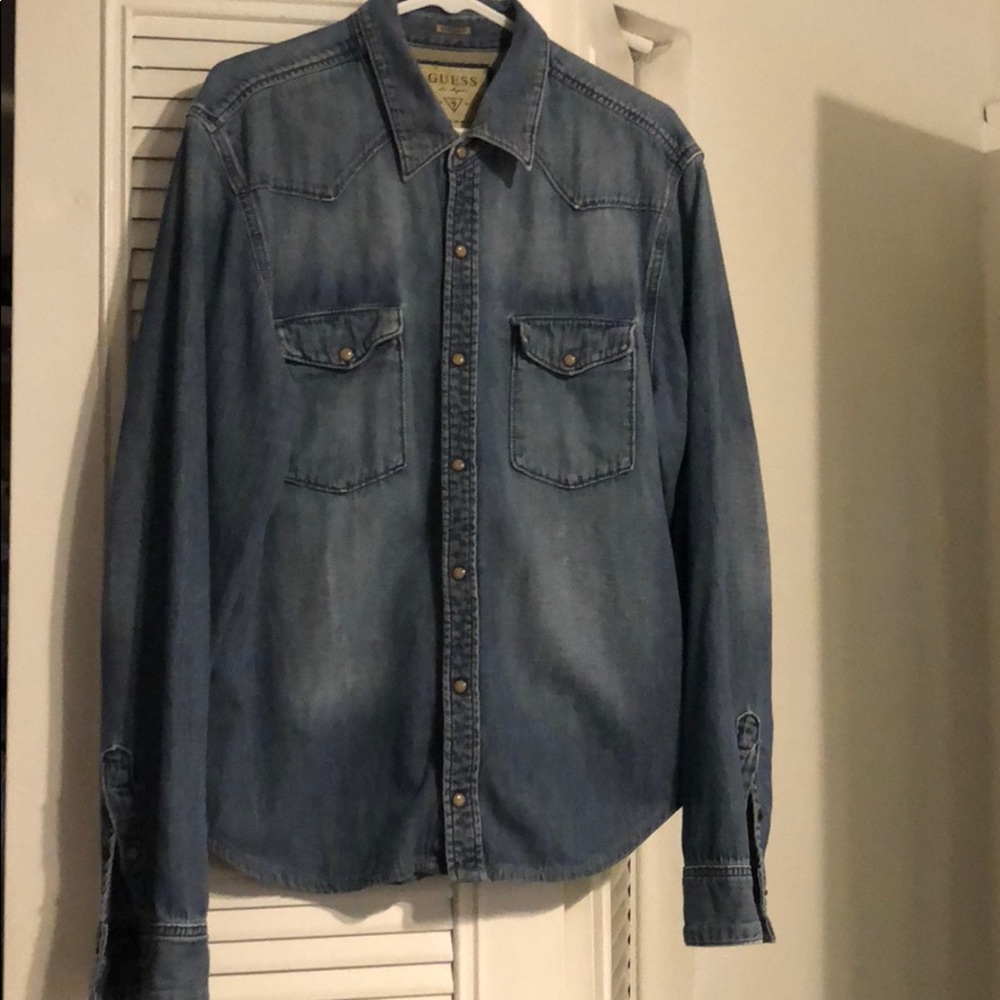 Guess jean shirt